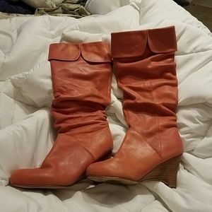 Naughty Monkey cinnamon color boots